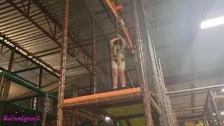 💜 Quinnlynn Rides The Zipline At Amazone In Edmonton, Alberta 🇨🇦