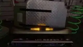 Knight rider style LED strip in Subaru SVX