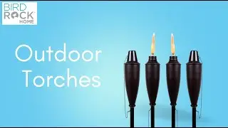 Outdoor Tiki Torches for your front or back yard patio!