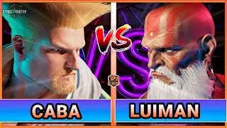 Caba (Guile vs Dhalsim) LuiMan20 - SF6 Match.