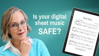 Keep your digital sheet music SAFE and ORGANIZED