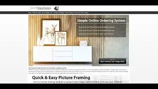 Just Picture Framing, Ordering a Picture Frame Online