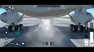 Why FlyWings2018 plane landing gear bounce so much?🤔#FlyWings2018#flywing#plane #planelanding