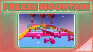 Fall Mountain but Winter: Freeze Mountain - Fall Guys Level! Code: 1687-8568-7925 #fallguys #falljam