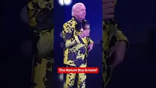 it wouldn't be #RAWXXX without The Nature Boy @ricflairnatureboy Woooo! 💥#WWERaw