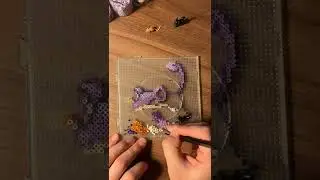 Pok&eacute;mon I No.019 Rattata I Pixel art , Perler beads , Hama beads #shorts