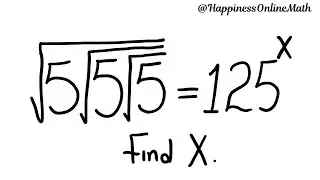 Square Root Maths Problem To Solve: Find X