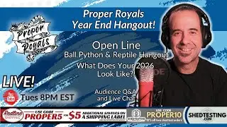 Proper Royals Live: Year-End Open Line Hangout | Community, Snakes & 2026 📱