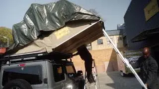 Eezi-Awn Jazz Softshell Roof Top Tent install & Setup