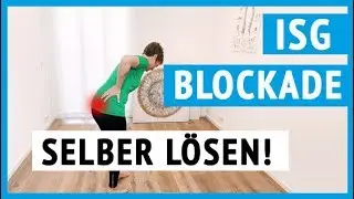 Endlich die ISG Blockade selber lösen! Schonende Übungen (einfach)
