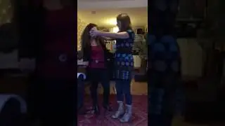Nicki and Carmen   Nikken mStrides Balance Test