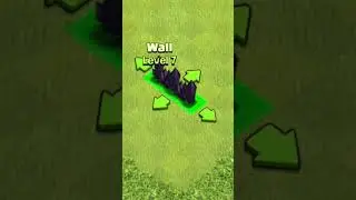 Upgrade Wall Level 1 to Max (Clash of Clans)