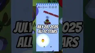 Cut the Rope Daily: July 28, 2025 (All 10 stars) #cuttherope #cuttheropedaily