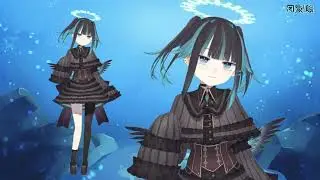 【Vtuber】罔象喰デビュー時のプチモーション