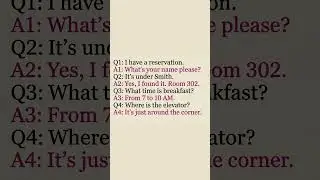AT THE HOTEL - Easy English Conversation for Beginners l Improve Your English Pronunciation