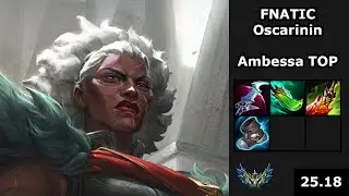 FNATIC Oscarinin (Ambessa) vs (Dr.Mundo) - LEC Playoff training arc - EUW Challenger - Patch 25.18