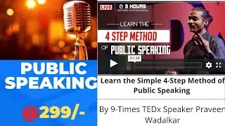 3 Hrs Live Online Workshop on Public Speaking #publicspeaking.