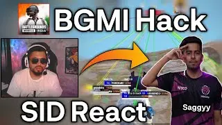 Sid react Saggyy Hack BGMI || Enigma Saggy Exposed BGMI Hacking