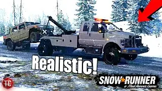 SnowRunner: A REALISTIC (Working!) WRECKER BODY is FINALLY HERE!