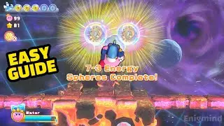 Level 7 Stage 3 All Energy Spheres Location Dangerous Dinner Kirby Return to Dreamland Deluxe