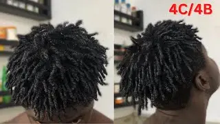How to get Curly Hair using finger coils!!!(for BLACK men and women)