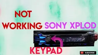 sony xplod car stereo  volume control not working repair