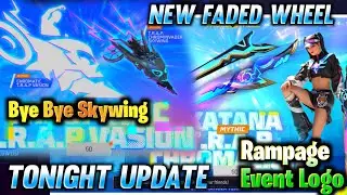 Indonesia Server Tonight Update New Faded Wheel and Rampage Event Logo 🥰 || RjRuGamer