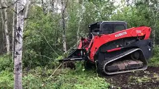 Tree / Post Puller  for skid steer, demo by Swift Fox Industries