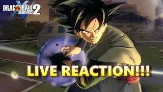 DRAGON BALL XENOVERSE 2 GOKU BLACK REVEAL TRAILER LIVE REACTION!