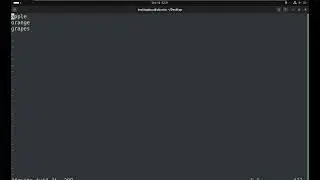 Edit File using Vim Editor on Linux
