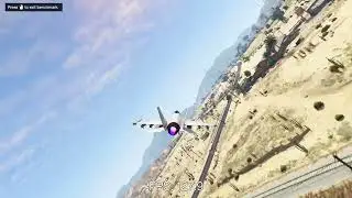 POV: Flying a Jet in GTA V (1080p 60FPS)