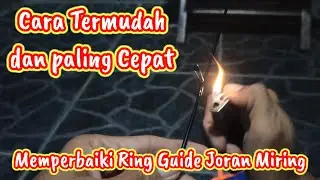 Tips mudah dan trik cepat memperbaiki ring guide (mamarit) yang bengkok / miring / tidak lurus
