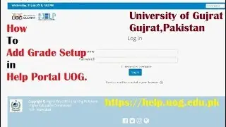 HELP Portal UOG  Grade Setup | only for faculty |