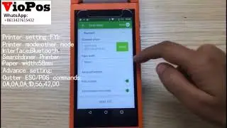 Sunmi V1 POS Terminal PDA With Bluetooth& Wifi Android  with Thermal Printer and Barcode Scanner