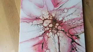 #104 beautiful 30x30 matching my clock inspired by @WaterfallAcrylics #abstract #art #acrylic
