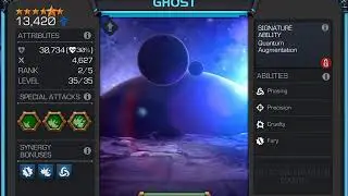 6 STAR RANK 2 GHOST  - Marvel Contest of Champions
