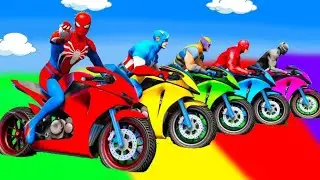 الرجل العنكبوت انقاذ باتمان Spider-Man Rescue batman vs iron man vs venom funny Game GTA 5 superhero