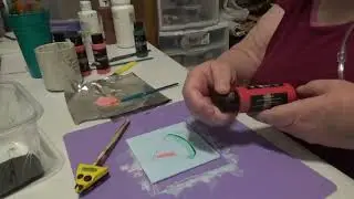 Painting a watermelon slice | Fralins and Friends Crafts Plus   #COPD and living well