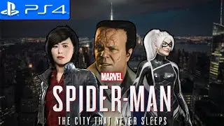 Marvels Spiderman: The City That Never Sleeps | All DLC | PS4 Longplay