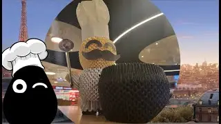 3D origami candy chef