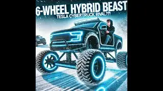 6 wheel drive homemade hybrid TESLA cybertruck rival!!! Ep.1, building