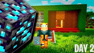 I Found DIAMONDS on Day 2! (Minecraft Survival)