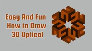 Amazing 3D Optical Illusion Drawing on Tab | Impossible Shape Art