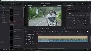 How to Creating Titles and Lower Thirds | Davinci resolve Tutorial