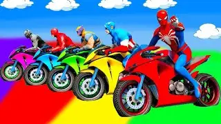 الرجل العنكبوت انقاذ باتمان Spider-Man Rescue batman vs iron man vs venom funny Game GTA 5 superhero
