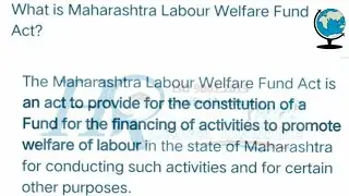 5 Important Question & Answers of Maharashtra Labor welfare Fund (MLWF) Act #Compliances #HRUpdates