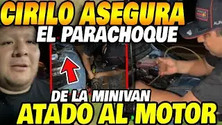 NO AGUANT&Oacute; LA PITA&hellip; &iexcl;CIRILO AMARRA EL PARACHOQUE DE LA MINIVAN AL MOTOR!