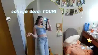 college dorm tour!! *BSU 2025* ✨🌷💐🪩