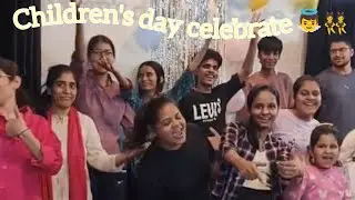 Children's Day Celebration 💐|Dance Fun games& cake cutting vlog 🎂..#viral #vlog #funny Celebration  