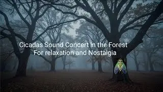 🌿 Whispering Cicadas in the Midnight Woods | Ultra-Calming Sleep Sounds